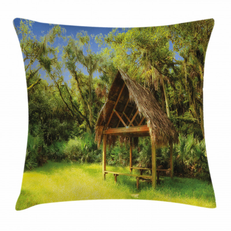 Tropic Hut Woods Pillow Cover