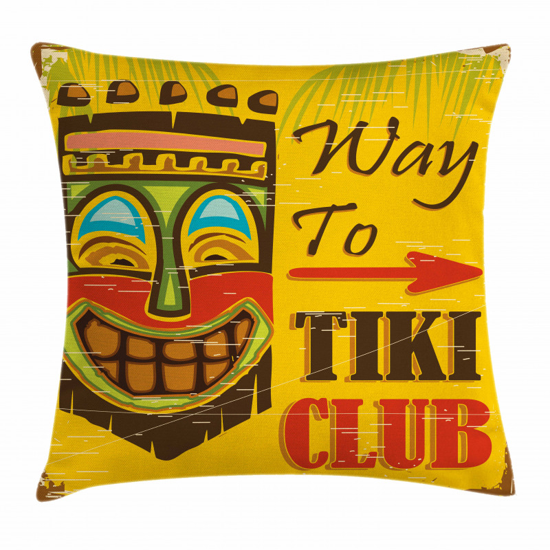Way to Tiki Club Pillow Cover