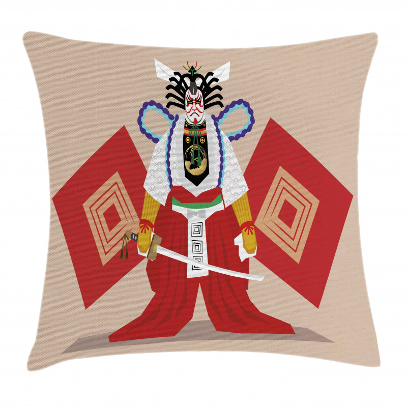 Eastern Actor Stage Pillow Cover