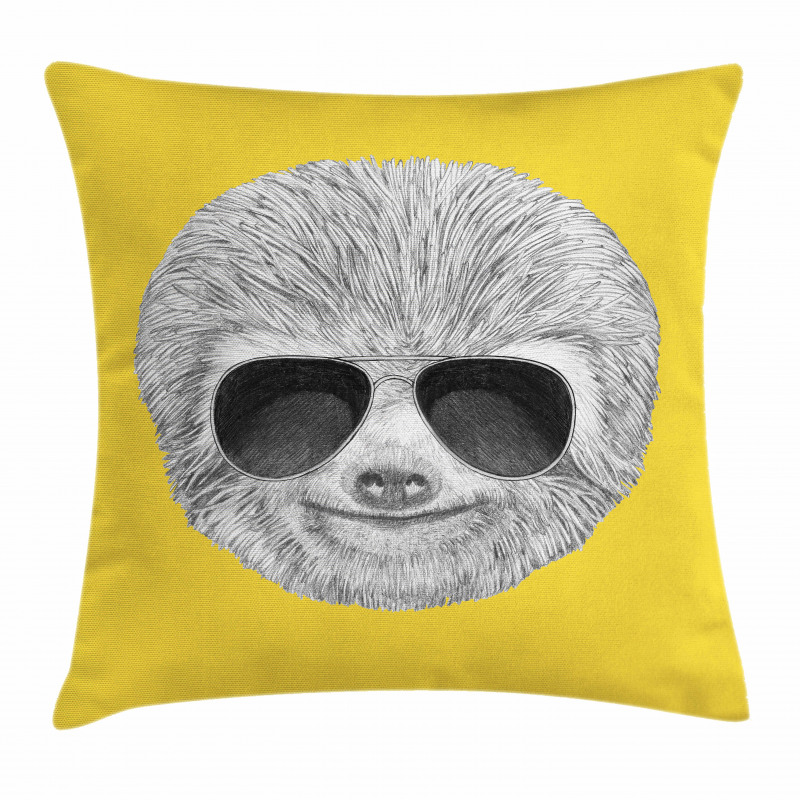 Hipster Jungle Animal Pillow Cover