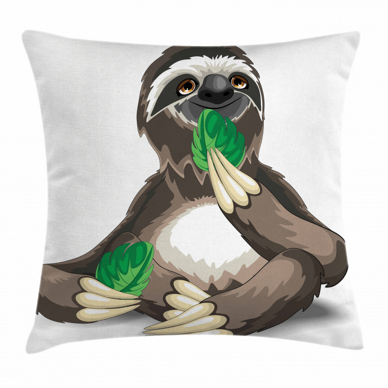 Sluggish Idle Character Pillow Cover