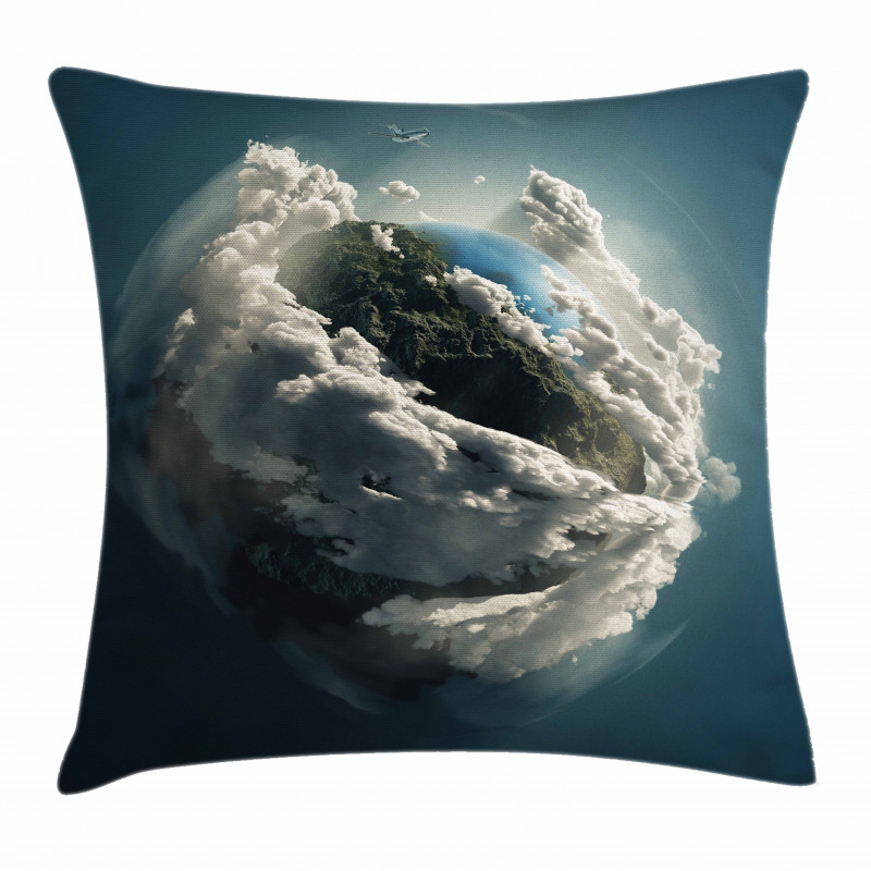 Planet Majestic Clouds Pillow Cover
