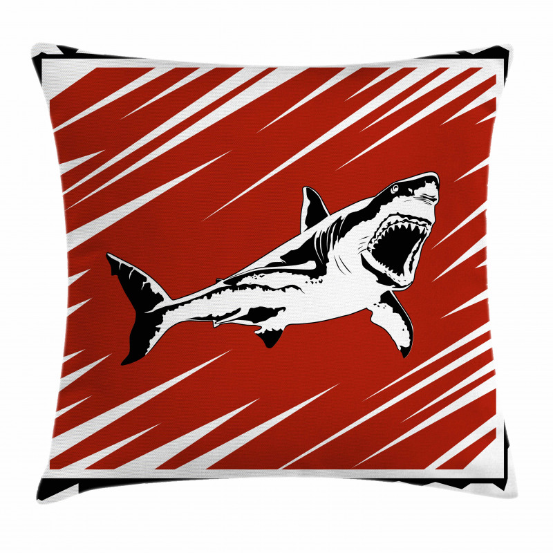 Killer Ocean Creature Pillow Cover