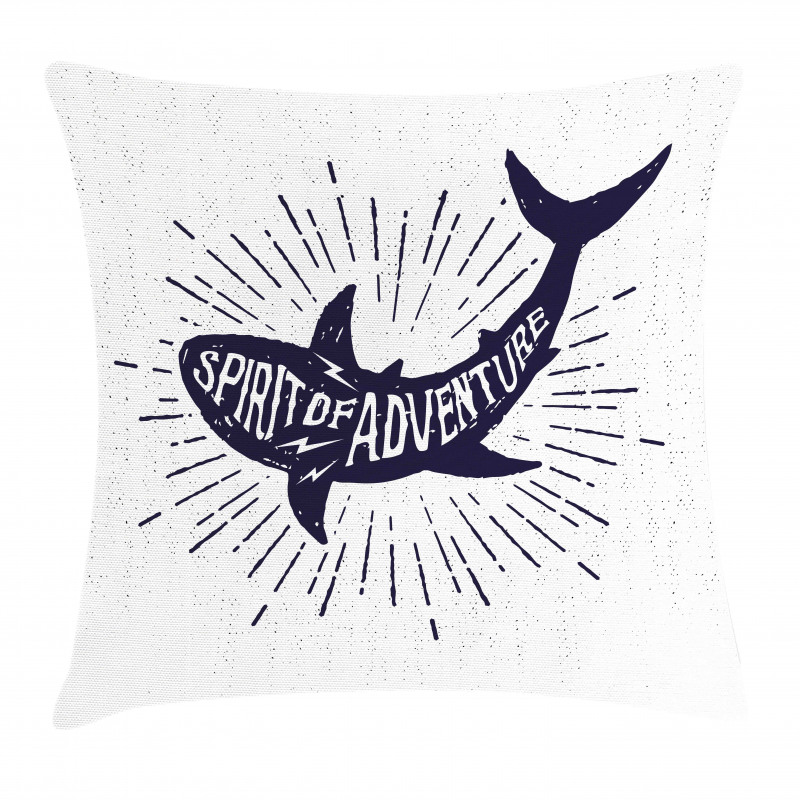 Spirit of Adventure Fish Pillow Cover