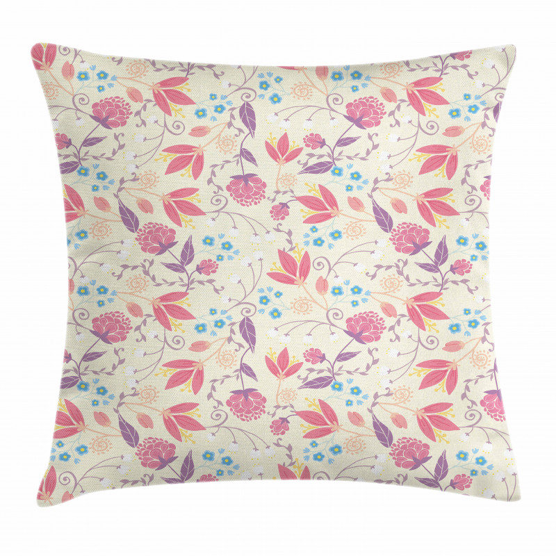 Fresh Spring Field Pillow Cover