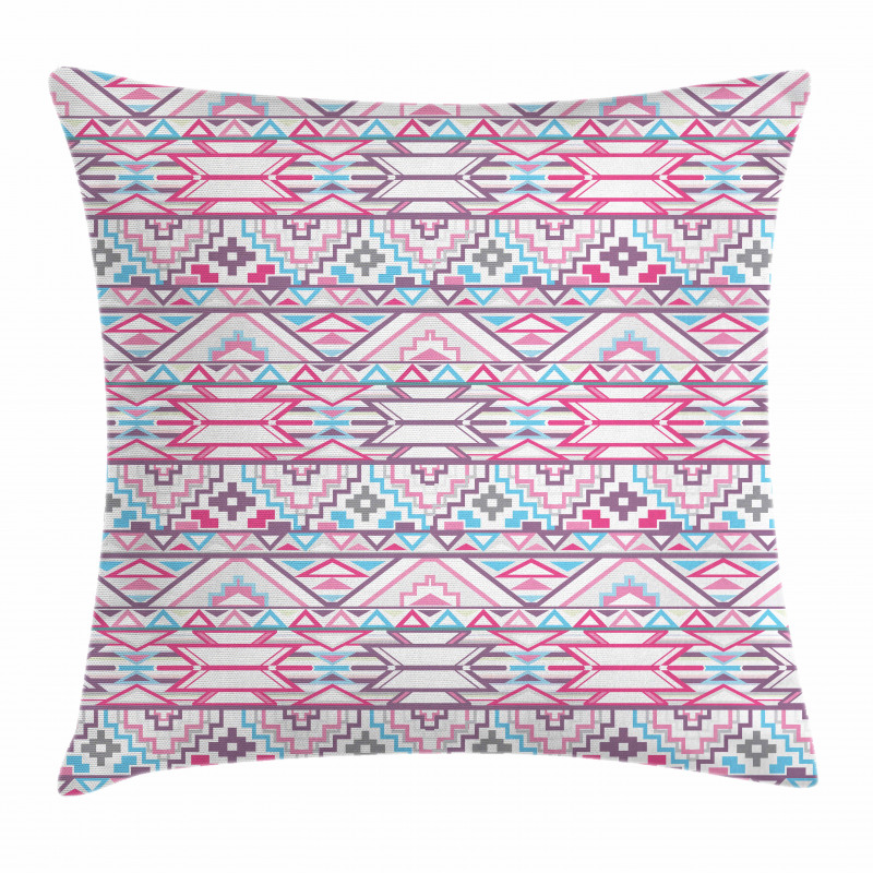 Aztec Inspired Ikat Seem Pillow Cover