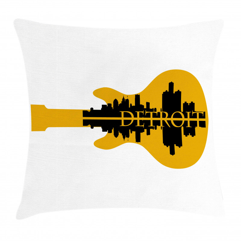 Electric Guitar Music Pillow Cover