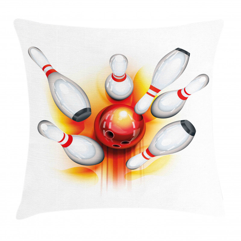 Red Ball Spread Pins Pillow Cover