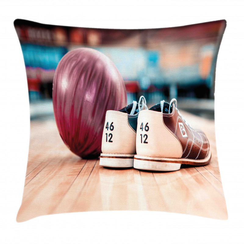 Shoes Purple Ball Pillow Cover