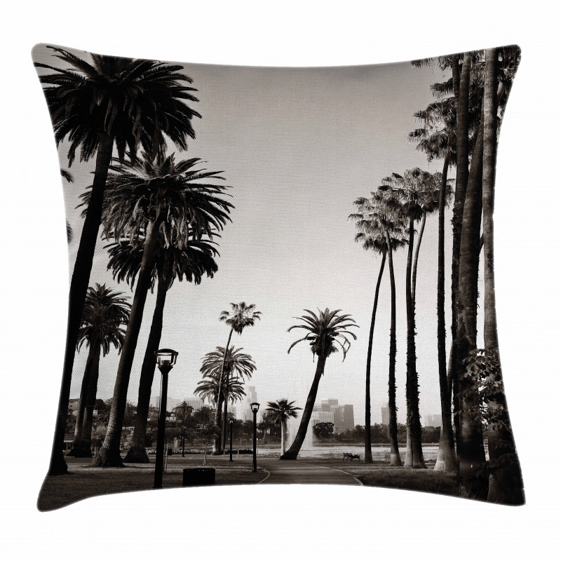 Los Angles Park View Pillow Cover