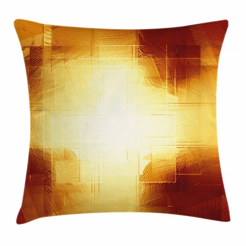 Modern Grid Design Pillow Cover