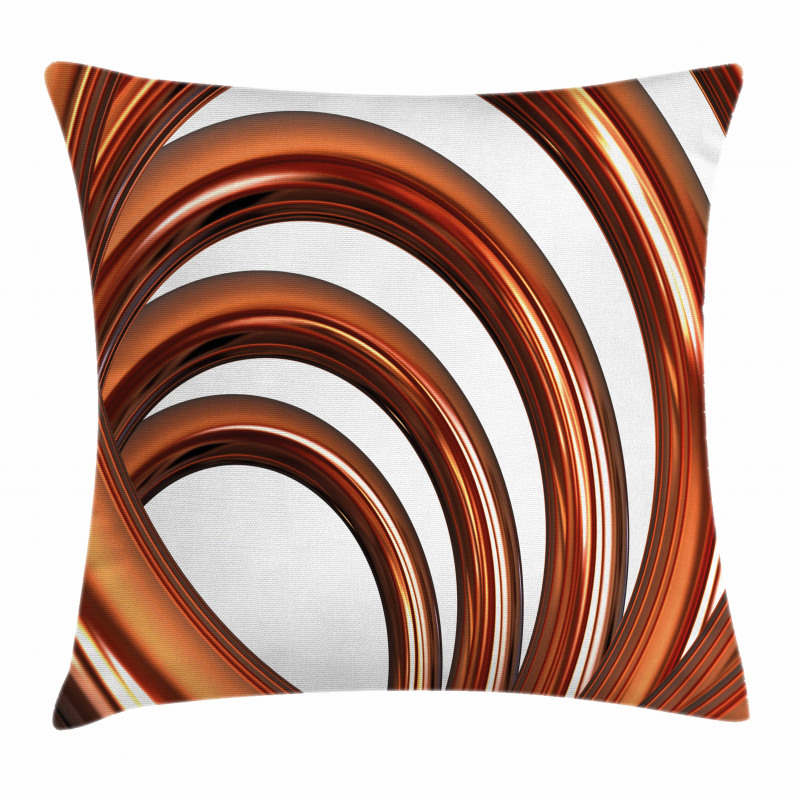 Helix Coil Spiral Pipe Pillow Cover