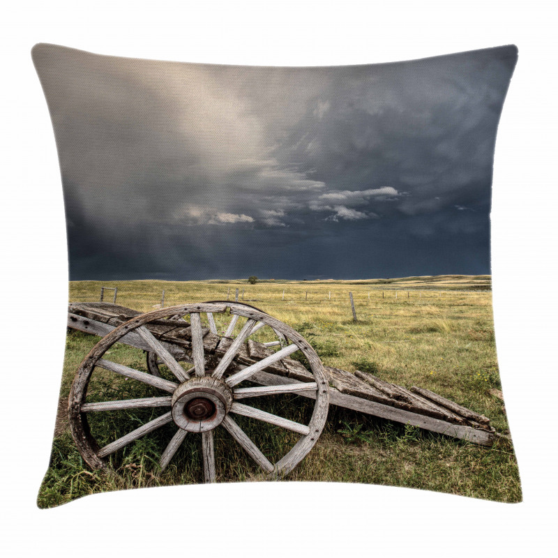 Cart Clouds Pillow Cover