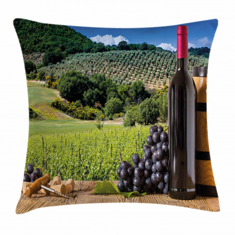 Idyllic Tuscany Country Pillow Cover