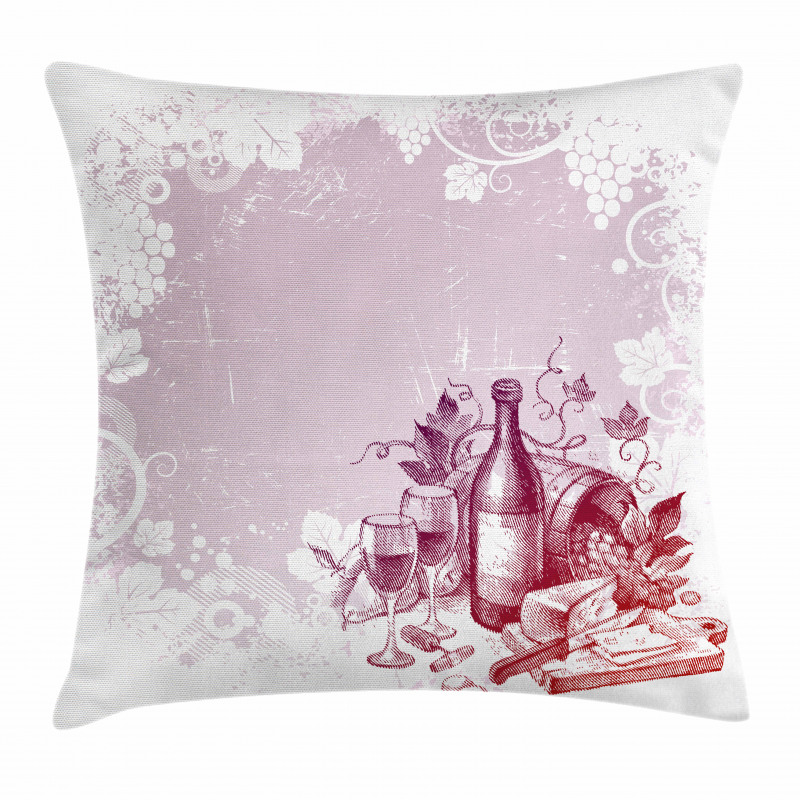 Grunge Abstract Framework Pillow Cover