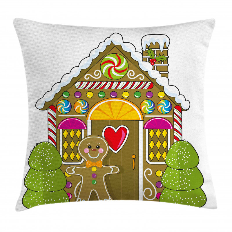 Candy House Pillow Cover