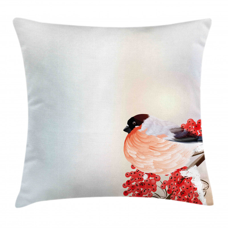 Christmas Themed Nature Pillow Cover
