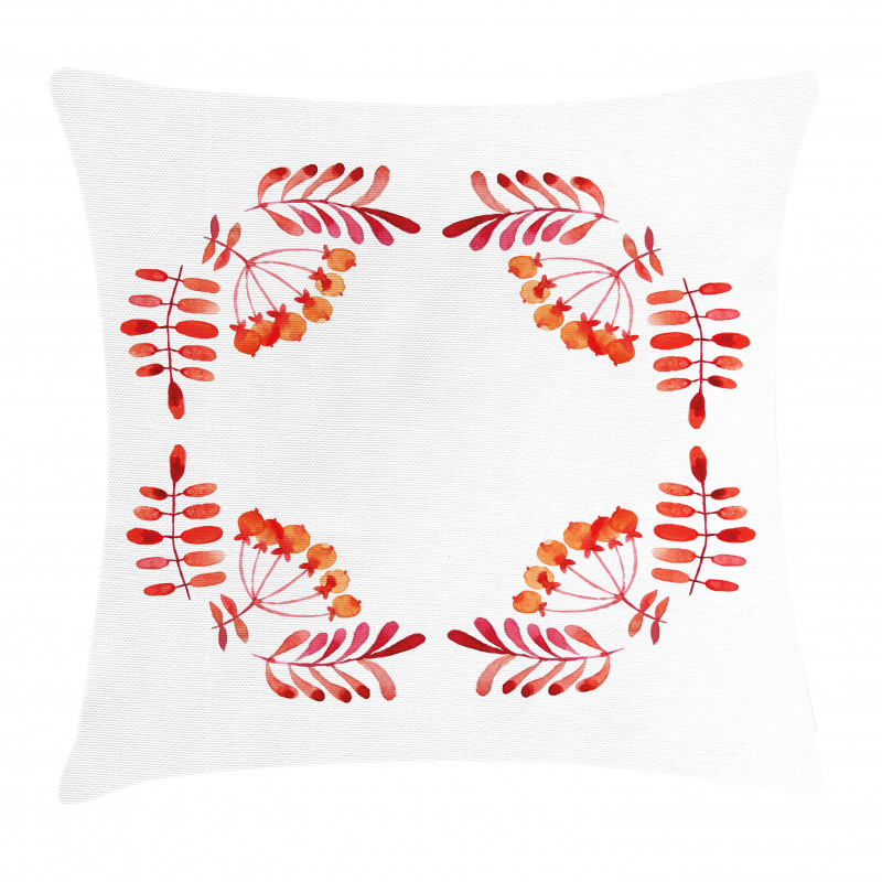 Leaves Fruits Pillow Cover