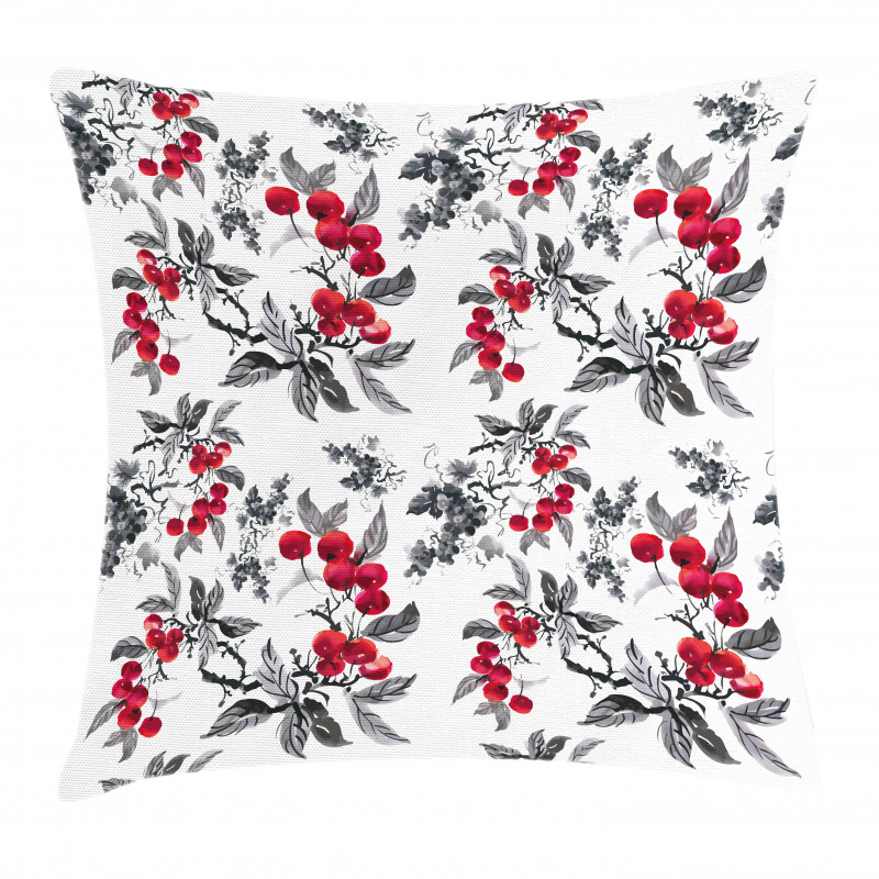 Abstract Botany Garden Pillow Cover