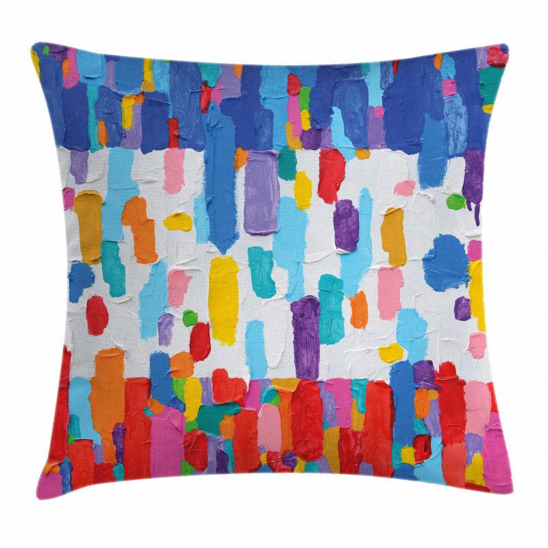 Colorful Abstract Painting Pillow Cover