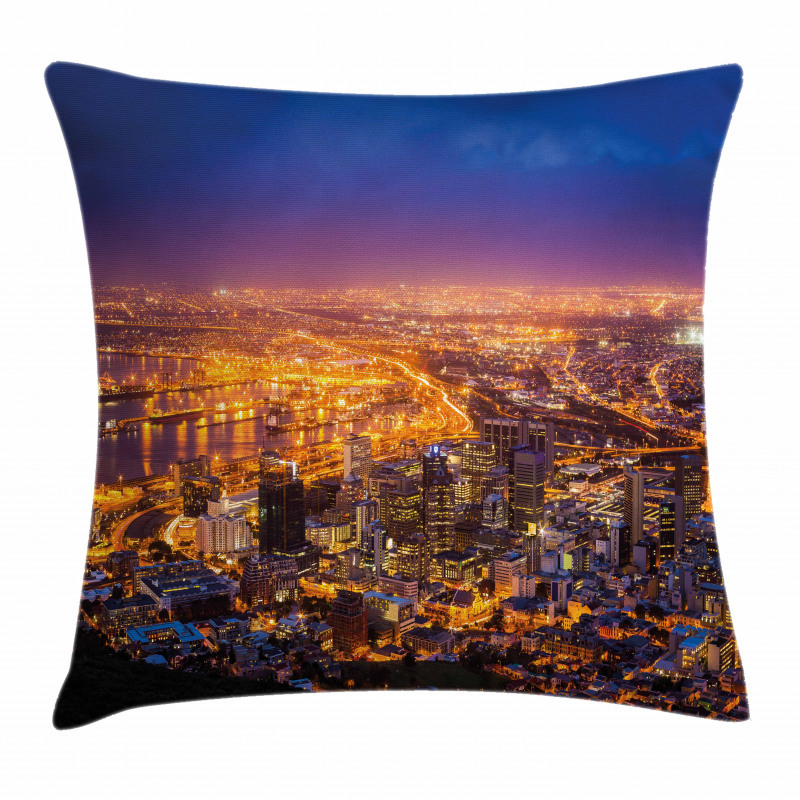 Cape Town Panorama Africa Pillow Cover