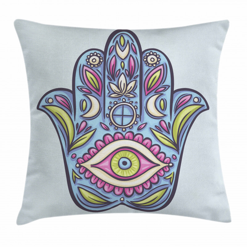 Spring Bloom Style Doodle Pillow Cover