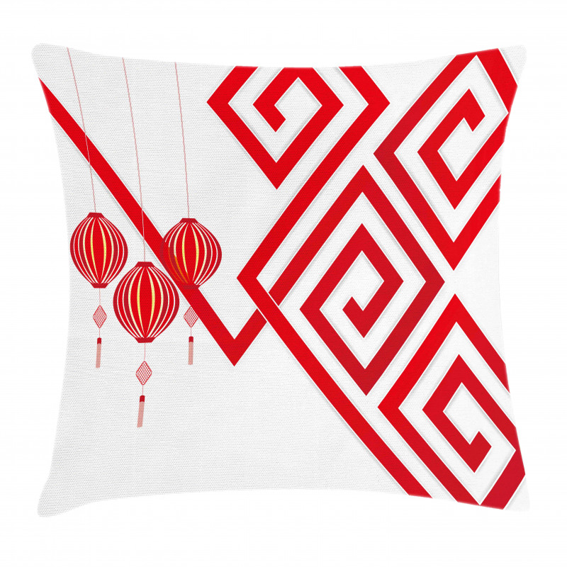 Chinese Abstract Art Pillow Cover