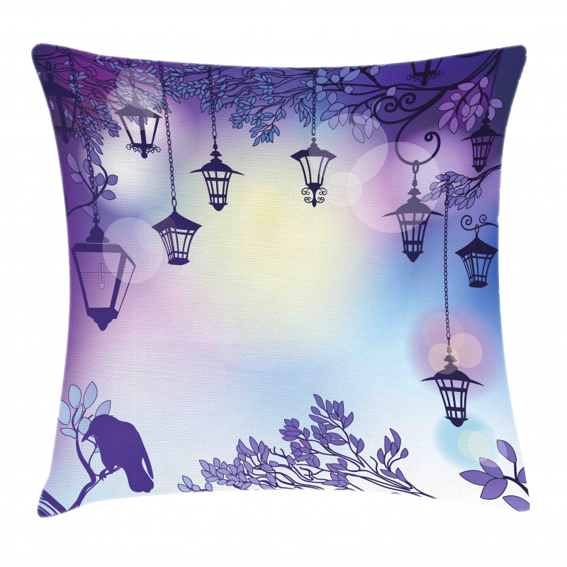 Street Night Pillow Cover