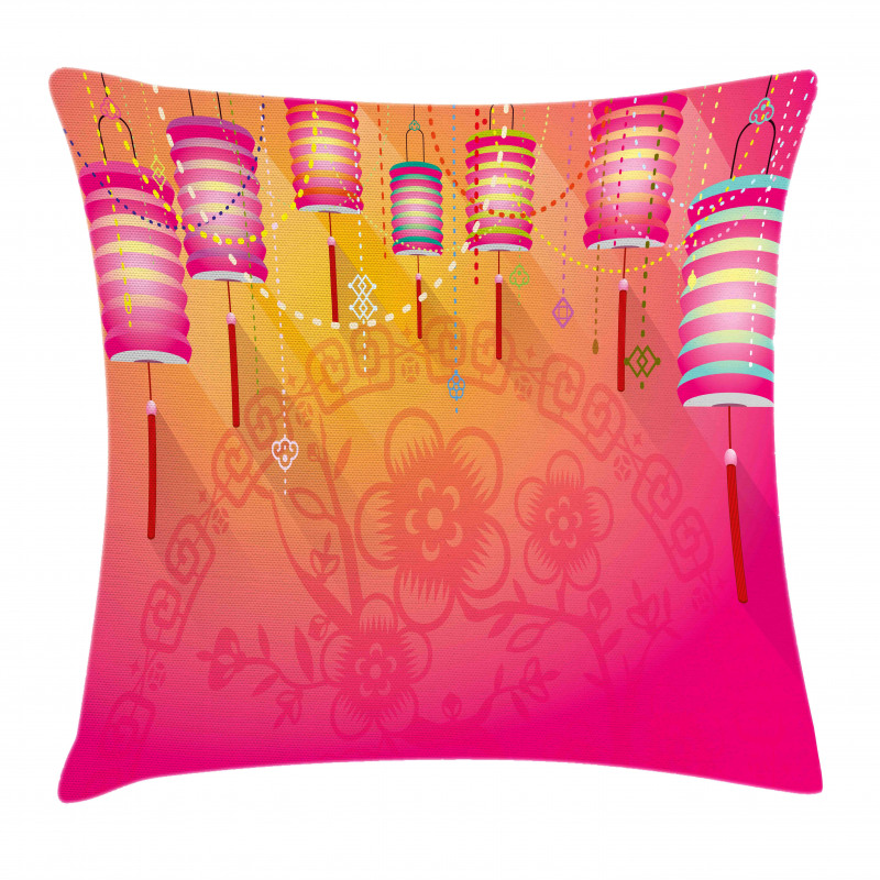 New Year Festivities Pillow Cover