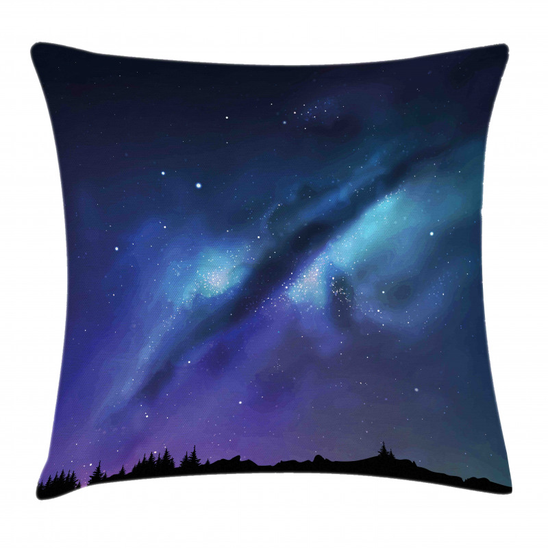 Milky Way Cosmos Inspired Pillow Cover