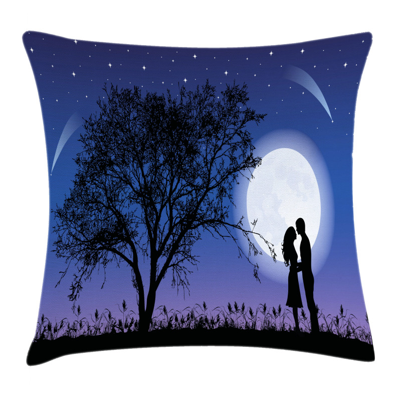 Romantic Man Woman Hug Pillow Cover