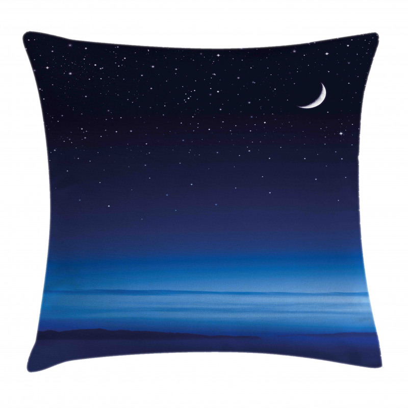 Moon Stars Santa Barbara Pillow Cover