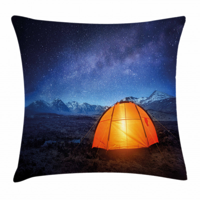 Camp Tent Holiday Journey Pillow Cover