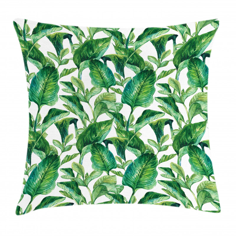 Equatorial Leaves Pillow Cover
