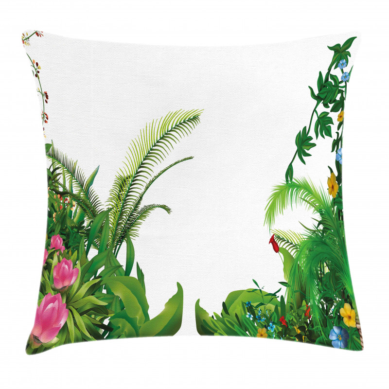 Tropical Plants Exotic Pillow Cover