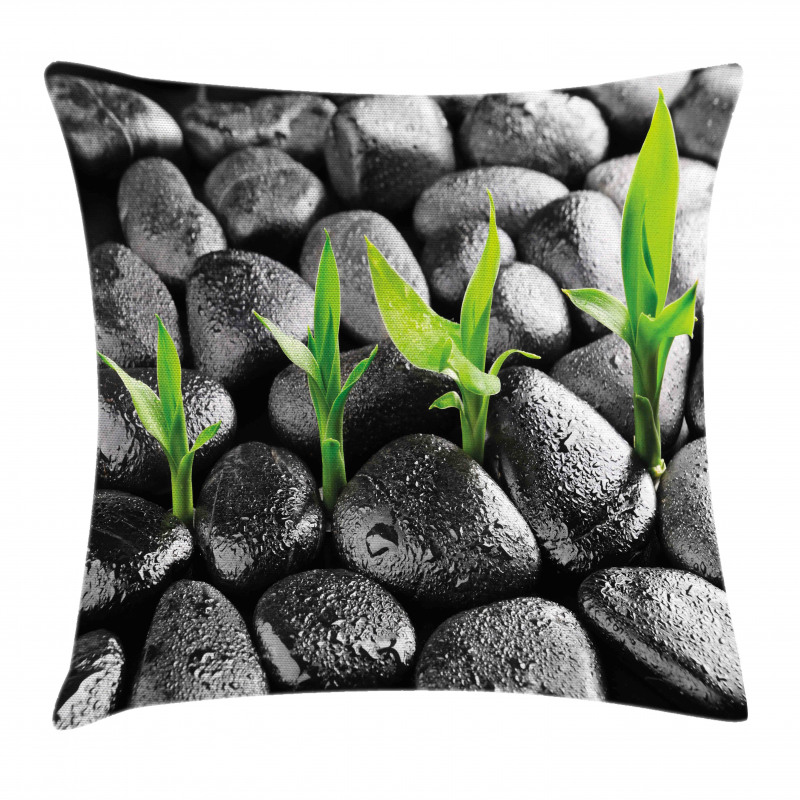 Basalt Stones Bamboo Pillow Cover