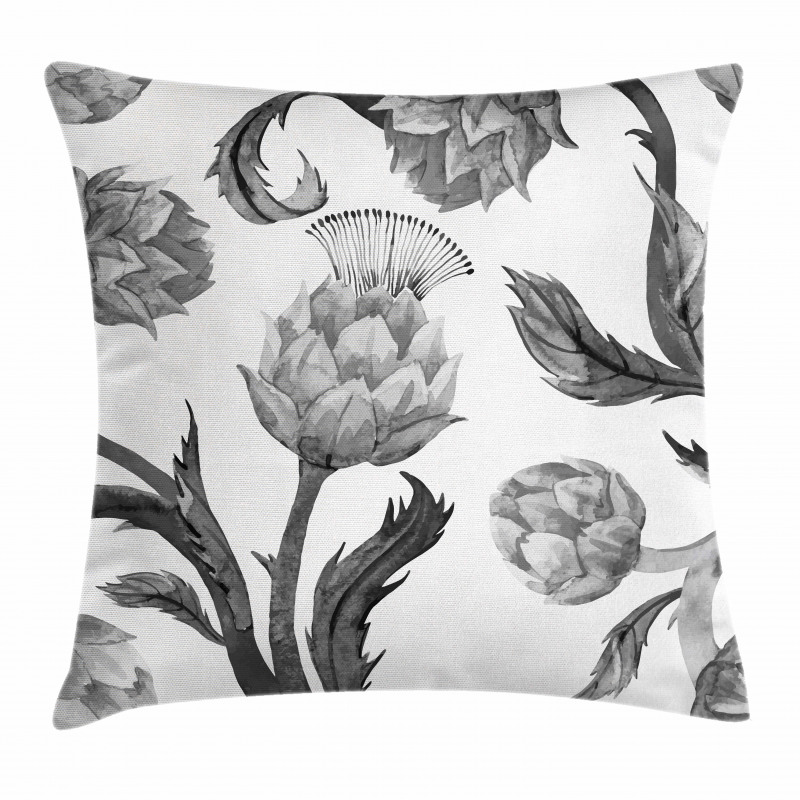 Stalks and Leaves Eat Pillow Cover