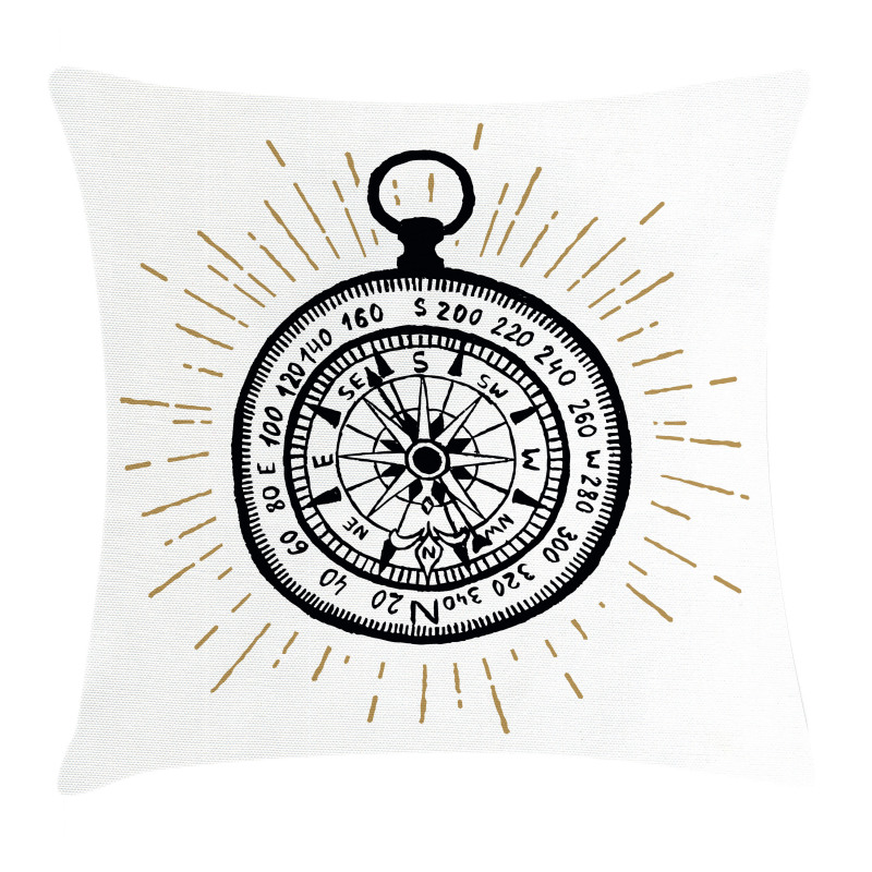 Vintage Sea Navigation Pillow Cover