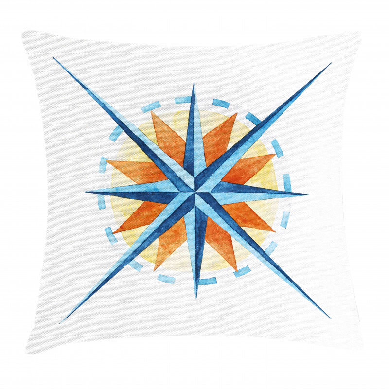 Watercolor Directions Pillow Cover