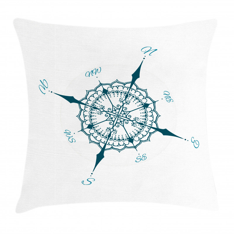 Floral Design Drawing Pillow Cover