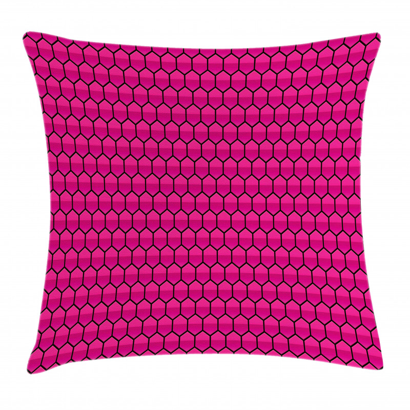 Comb Pattern Hexagonal Pillow Cover