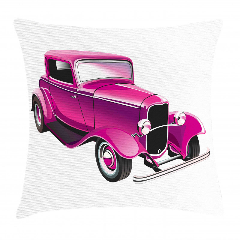 Vintage Muscle Car Pillow Cover