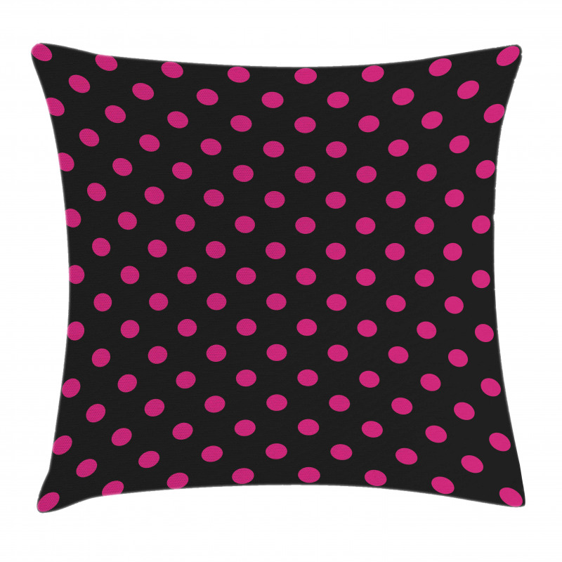 Old Fashion Polka Dots Pillow Cover
