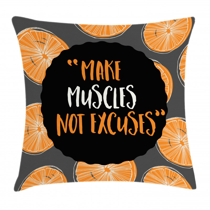 Make Muscles Pillow Cover