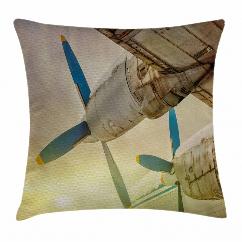 Old Aircraft Pillow Cover
