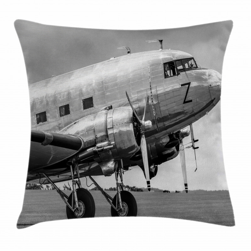 Old Airliner Pillow Cover