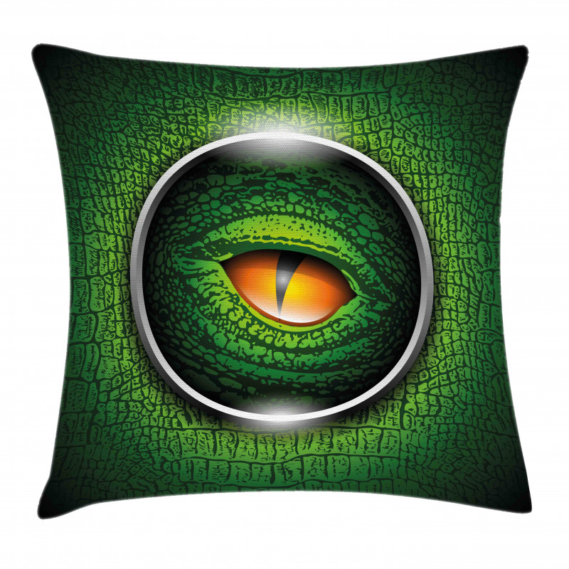 Vibrant Realistic Reptile Pillow Cover