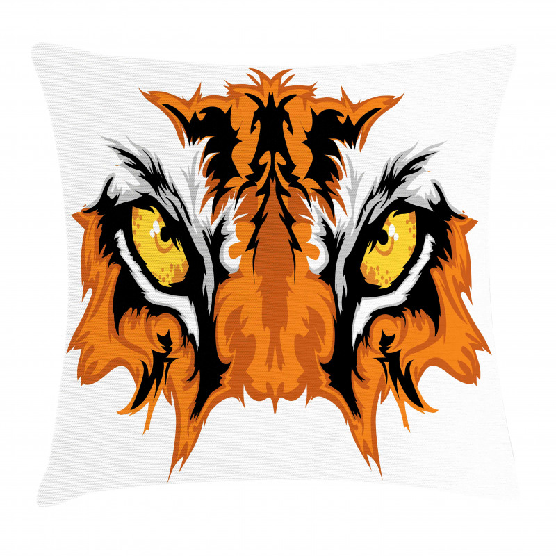 Tiger Bengal Cat African Pillow Cover