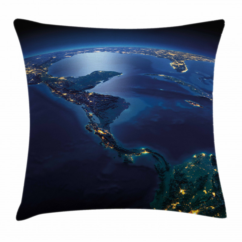 Central America Countries Pillow Cover