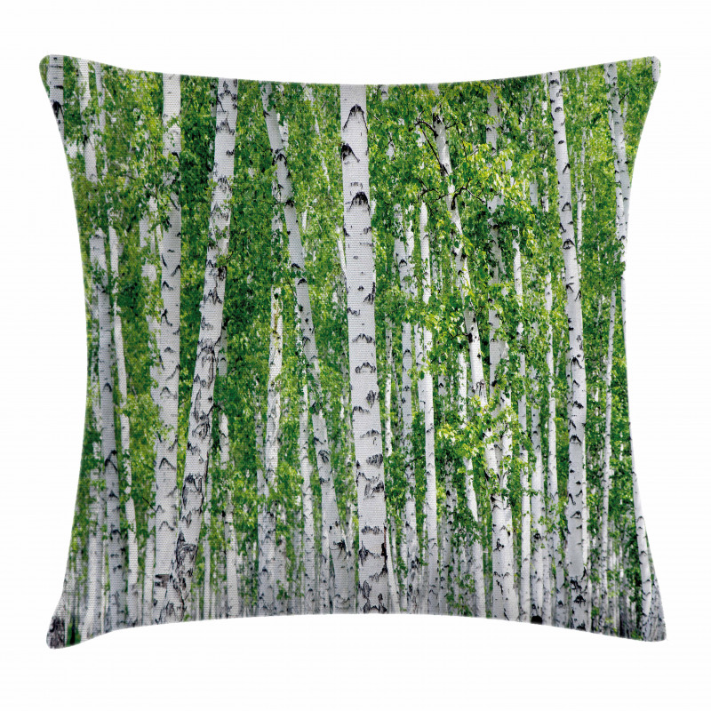 Fresh Summer Leaves Pillow Cover